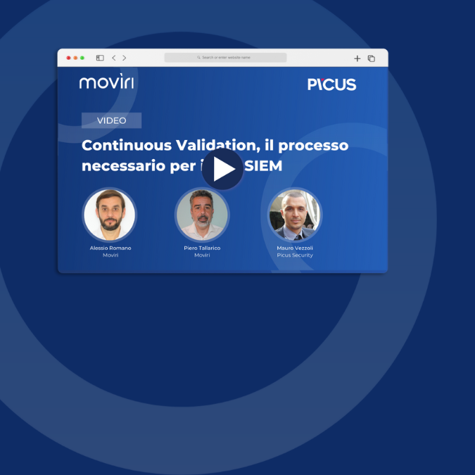 Resoure Webinar Video Picus Moviri SIEM BAS