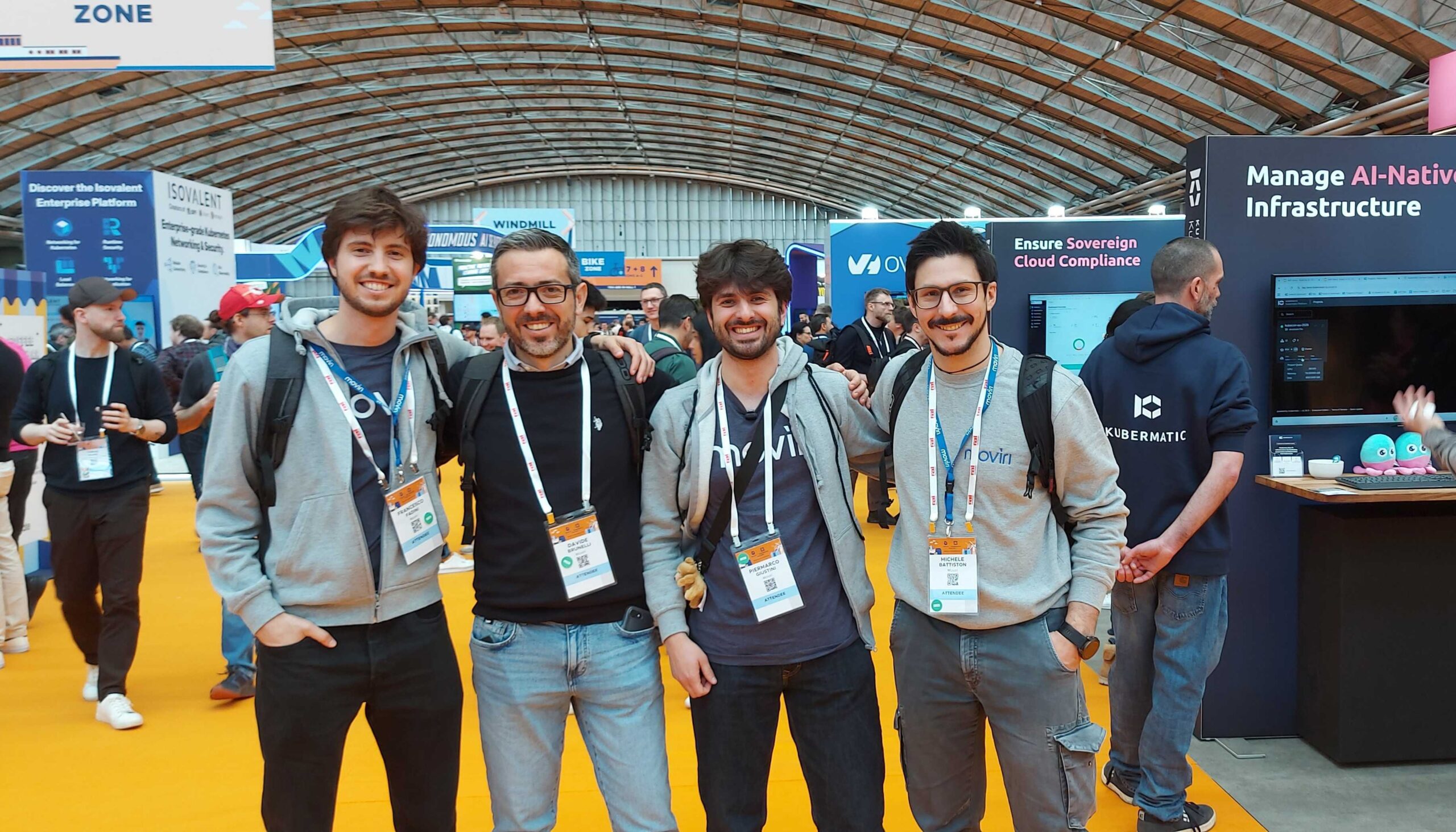 The Moviri Consulting Team at Kubecon Europe 2026